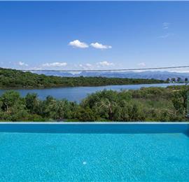 3 bedroom villa with pool & sea view, near Acharavi, sleeps 6